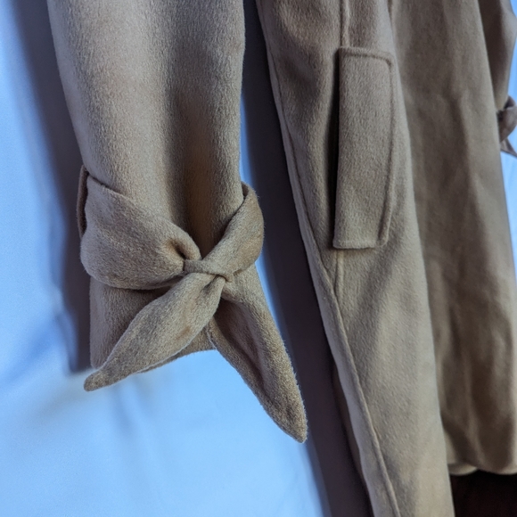 MARC CAIN Trench Coat Cashmere & Wool NWT MSRP $1780.00 SZ N1 (2/4 or S) - Picture 4 of 6